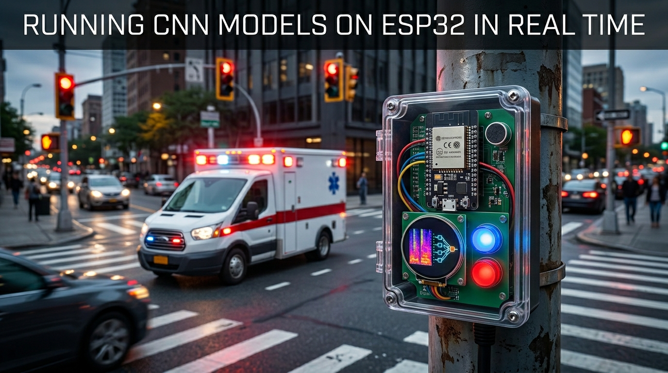 Running CNN Models on ESP32 in Real Time