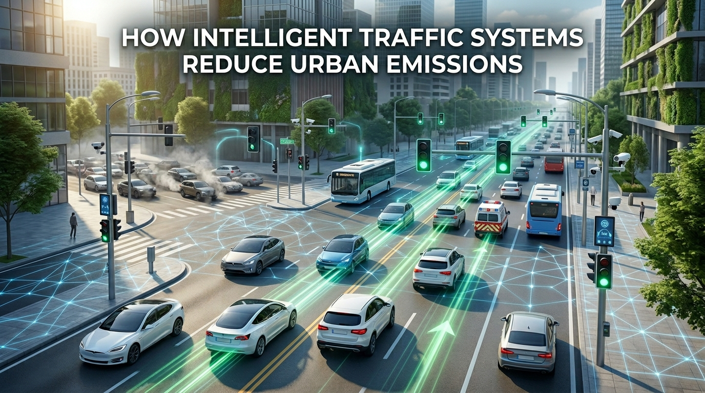 How Intelligent Traffic Systems Reduce Urban Emissions